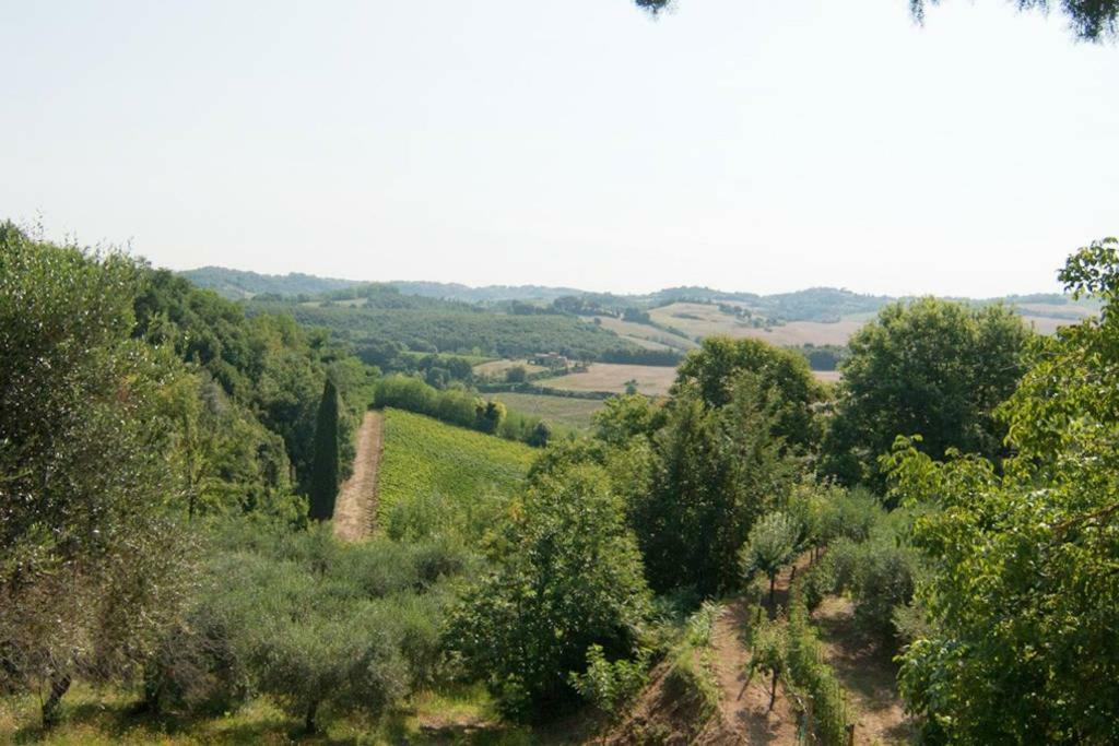 Stunning Country House Overlooking Tuscany Hills Lorenzana Bagian luar foto